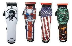 CORTADORA RECARGABLE PROFESIONAL MARCA BLU MODELO Y4 CON REGULADOR DE CUCHILLA, BATERIA LITIO Y DOS VELOCIDADES * CUCHILLA SUPER TAPER