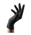 GUANTES NEGROS DE NITRILO POR 100 UNIDADES (50 PARES) PARA ALISADOS, PELUQUERIA, TATUAJES, ETC. - tienda online