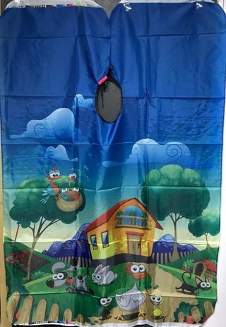 PEINADOR DE TELA DE AVION ESTAMPADO GRANDE * CAPA DE CORTE PARA NIÑO (Codigo 3437) - comprar online