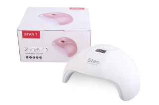 CABINA LED CON TIMER MARCA STAR MODELO 6 PARA UÑAS GELIFICADAS * ESMALTE SEMIPERMANENTE USB * 36 WATT - comprar online