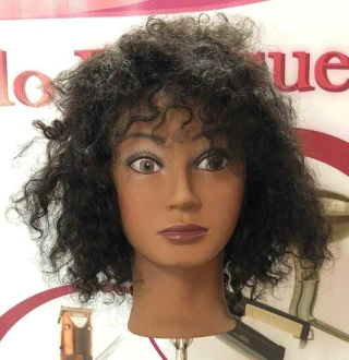 CABEZA DE PRACTICA MANIQUI CABELLO %100 NATURAL CORTO NEGRO AFRO MODELO N/CN en internet