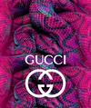PEINADOR * CAPA DE CORTE DE TELA SIRE ESTAMPADA CUELLO SILVER CON GANCHOS MODELO GUCCI VIBORA C1002 - comprar online