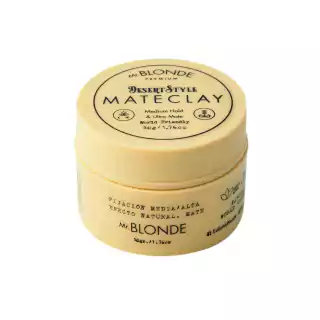 CERA POMADA MATTE PARA EL CABELLO Y BARBA MARCA MR. BLONDE POR 50 grs.
