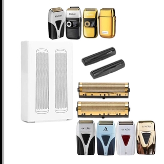 REPUESTO SHAVER 2 LAMINAS + 2 CUCHILLAS GENERICAS PARA AFEITADORA ANDIS PROFOIL / KEMEI 3383 / SHAVER VIGGO VOLT - TODOPELUQUERIAS