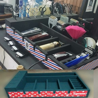 ESTACION DE TRABAJO / PORTA CORTADORAS IDEAL PARA BARBERIAS - tienda online