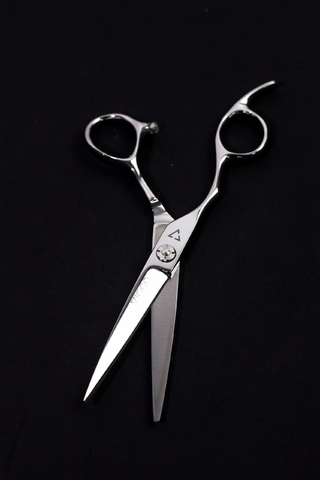 TIJERA V-114 DE 6" MARCA VIGGO PRIME FILO NAVAJA PARA ZURDO ACERO 440C + ESTUCHE