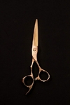 TIJERA V-109 DE 6" MARCA VIGGO RUBI GOLD FILO NAVAJA ACERO 440C + ESTUCHE - TODOPELUQUERIAS
