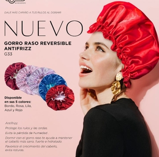 GORRO DE RASO ANTIFRIZZ REVERSIBLE (515) (OT) - comprar online