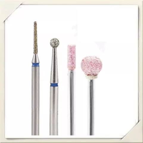 SET 4 FRESAS PARA MANICURIA RUSA PARA TORNO DE MANO * UÑAS (CH)