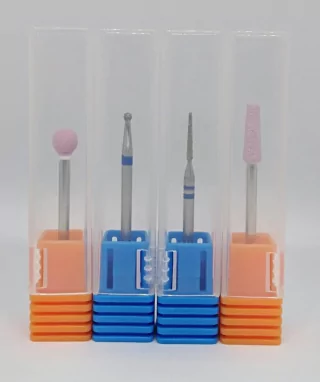 SET 4 FRESAS PARA MANICURIA RUSA PARA TORNO DE MANO * UÑAS (CH) en internet