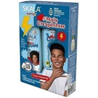 KIT SHAMPOO + ACONDICIONADOR ABACATE MARCA MAIS CRESPINHOS VEGANO * 2 POTE DE 325 ml.