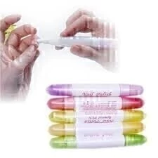 LAPIZ CORRECTOR DE ESMALTE DE UÑAS RECARGABLE CON 4 PUNTAS * QUITA ESMALTE