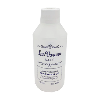 REMOVEDOR PARA ESMALTADO SEMIPERMANENTE MARCA LAS VARANO POR 100 ml. * R120