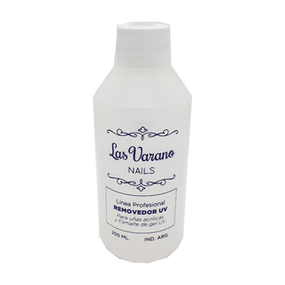 REMOVEDOR PARA ESMALTADO SEMIPERMANENTE MARCA LAS VARANO POR 250 ml. * R250