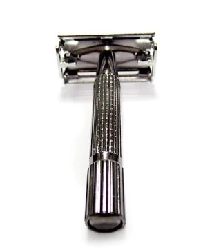 MAQUINA DE AFEITAR TRADICIONAL PLATEADA * UTILIZA REPUESTOS TIPO GILLETTE ESTANDAR MODELO 1050 - comprar online