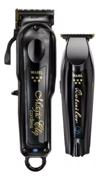 COMBO BARBER CORTADORA WAHL MAGIC CLIP CORDLESS + DETAILER INALAMBRICA INALAMBRICA SERIE 5 STAR