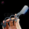 NAVAJA DOBLE OJAL COLA DE DRAGON MODELO MF03SHDJ CON FILO INTERCAMBIABLE PARA PELUQUERIA ó BARBERIA * USA FILOS TIPO GILLETTE - tienda online