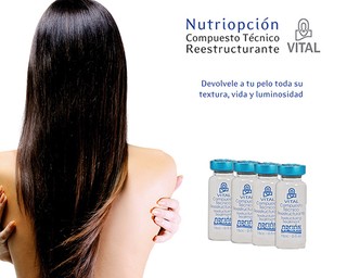 AMPOLLA VITAL RESTRUCTURANTE MARCA OPCION POR 15 cc. - comprar online