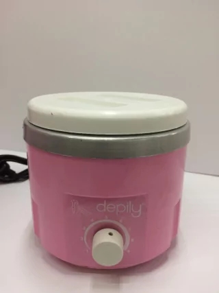 Imagen de DEPILADOR * FUNDIDOR DE CERA MARCA DEPILY CON REGULACION DE TEMPERATURA MODELO PEMIUN PARA 800 grs. DE CERA