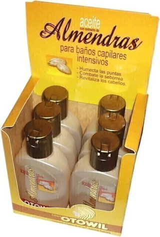 ACEITE NATURAL EXTRACTO DE ALMENDRA POR 60 ml. MARCA OTOWIL