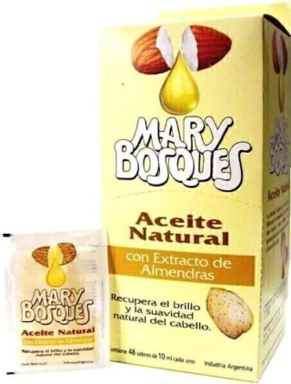 ACEITE NATURAL EXTRACTO DE ALMENDRAS MARCA OTOWIL SACHET POR 9 ml.