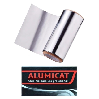 ROLLO DE PAPEL ALUMINIO DE 10 cm. DE ANCHO POR 50 METROS DE LARGO PARA MECHAS / TINTURAS / DECOLORACION / MANICURA