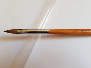 PINCEL %100 KOLINSKY / MARTA PARA UÑAS ESCULPIDAS Nº 8 MANGO MADERA (CH) - comprar online