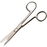 Tijera De Acero Quirurgico Corte PUNTA ROMA y recta 16 Cm. CIRUGIA - Vendas - comprar online