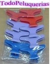 12 BROCHES / SEPARADORES DE PELO PLASTICOS ESTANDAR MODELO 401 (X5) en internet