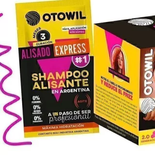 SHAMPOO ALISANTE SIN FORMOL EN SACHET DE 50 grs. MARCA OTOWIL