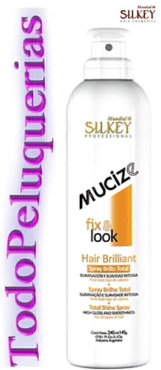 SPRAY BRILLO TOTAL HAIR BRILLANT MARCA SILKEY MUCIZE POR 240 ml.