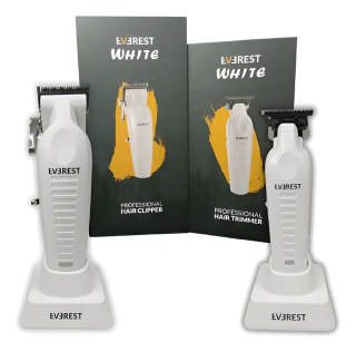 COMBO CORTADORA + PATILLERA MARCA EVEREST MODELO 2299 + 2296 * IDEAL BARBERIA