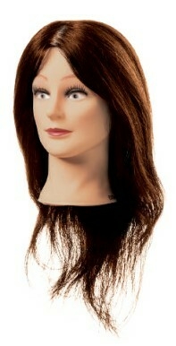 CABEZA DE PRACTICA MANIQUI CABELLO NATURAL LARGA MODELO N/L 04906 - comprar online