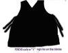 CHAQUETA * PONCHO CUELLO V NEGRO REGULABLE CON BOLSILLO (241) (OT) - comprar online