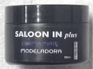 CERA MATE PARA CONTROL DEL PEINADO MARCA SALOON IN por 100 grs. * Ideal Barberia MP100