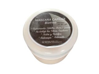 BAÑO DE CREMA * MASCARA CAPILAR BIOTINA POR 250 Grs.
