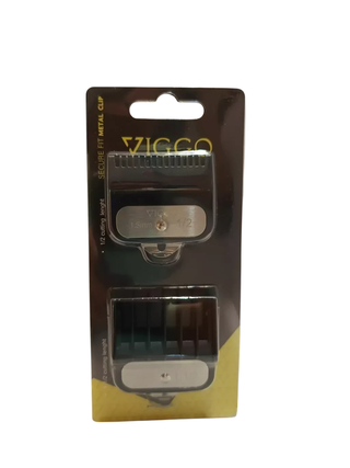 JUEGO DE 2 PEINES GUIA PREMIUM MARCA VIGGO N° 1 1/2 (4,5 mm) + N° 1/2 (1,5 mm) COMPATIBLE CON SUPER TAPER, HOME PRO y otras
