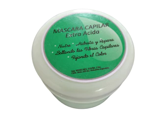 BAÑO DE CREMA * MASCARA CAPILAR EXTRA ACIDA POR 250 Grs.
