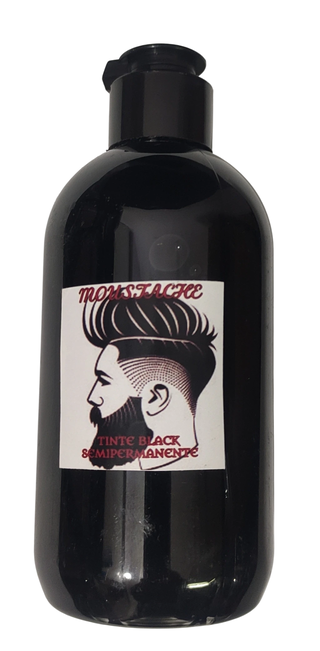 TINTURA NEGRA PARA BARBA POR 200 ml. MARCA MOUSTACHE