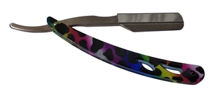 NAVAJA 3 CUERPOS MODELO MULTICOLOR 3760 CON FILO INTERCAMBIABLE TIPO GILLETTE PARA PELUQUERIA ó BARBERIA