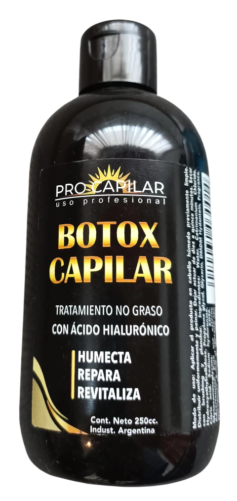 BOTOX CAPILAR MARCA PRO CAPILAR POR 250 ml. PC6 ACIDO HIALURONICO - comprar online