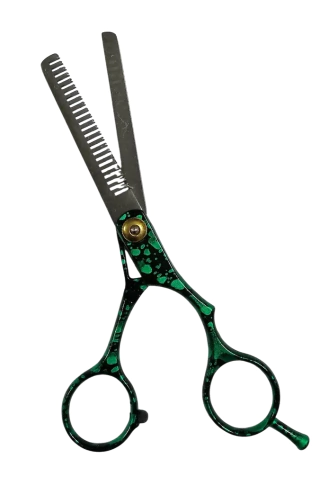 TIJERA DE PULIR MARCA BLU DECORADA DE 5,5 PULGADAS + ESTUCHE RIGIDO