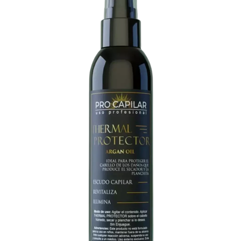 THERMAL PROTECTOR CON ARGAN OIL MARCA PRO CAPILAR POR 125 ml.
