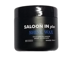 CERA EN PASTA BRILLANTE PARA CONTROL DEL PEINADO MARCA SALOON IN POR 100 grs. TP100