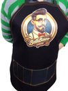 DELANTAL DE GABARDINA GRUESA NEGRA BARBERO * PELUQUERIA / BARBERIA - TODOPELUQUERIAS