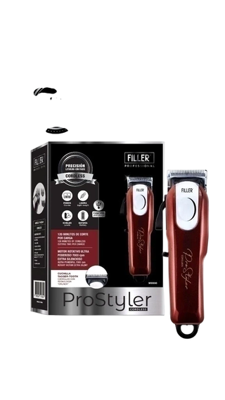CORTADORA PROFESIONAL RECARGABLE MARCA FILLER MODELO PROSTYLER * SIMIL WAHL MAGIC CLIP