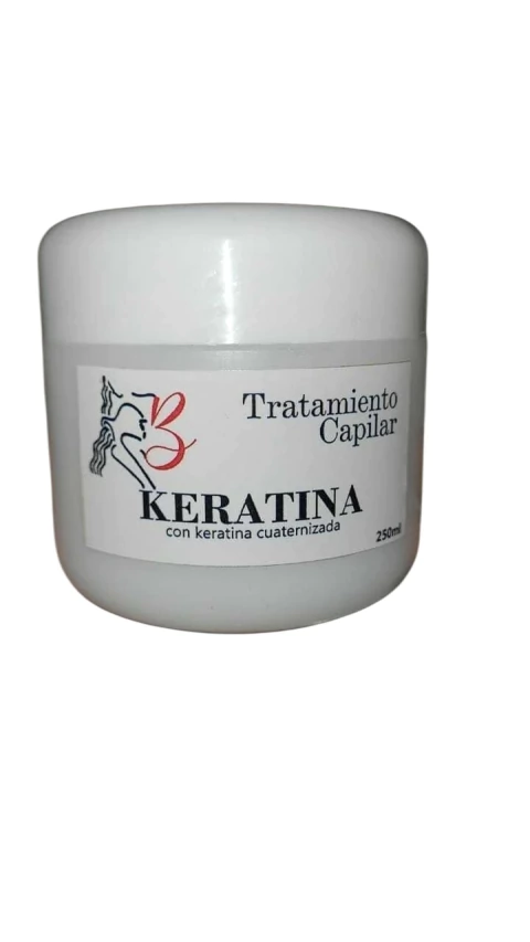 BAÑO DE CREMA DE KERATINA CON KERATINA CUATERNIZADA POR 250 Grs.