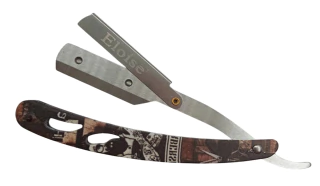 NAVAJA 3 CUERPOS MODELO MFA1 TD006 CON FILO INTERCAMBIABLE TIPO GILLETTE PARA PELUQUERIA ó BARBERIA