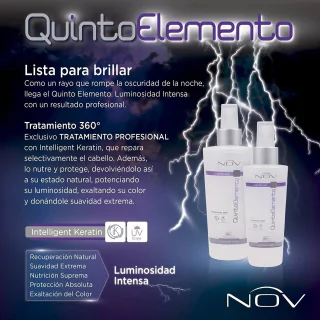 TRATAMIENTO 360° MARCA NOV LINEA QUINTO ELEMENTO POR 140 ml - TODOPELUQUERIAS