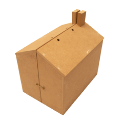 Casita valija / Casita de muñecas /Casita Peg Dolls